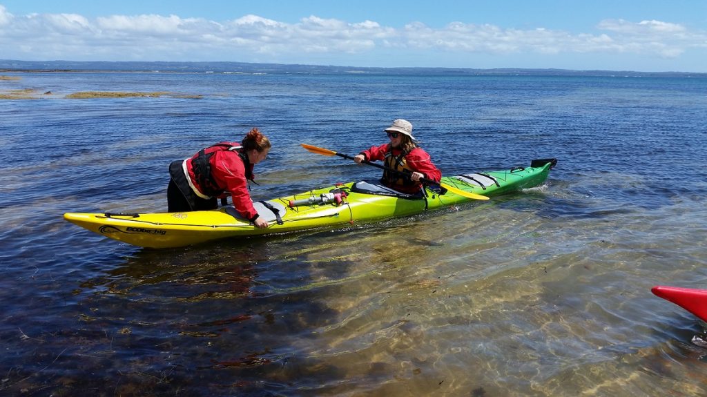 Sea Kayak training course with Liquid Footprints