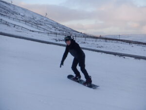 Snowboard lesson
