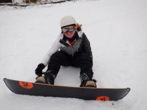 Snowboard lesson